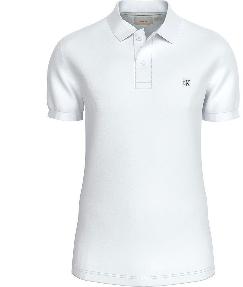 Calvin Klein Embro Badge Short Sleeve Polo white (J30J325269-YAF)
