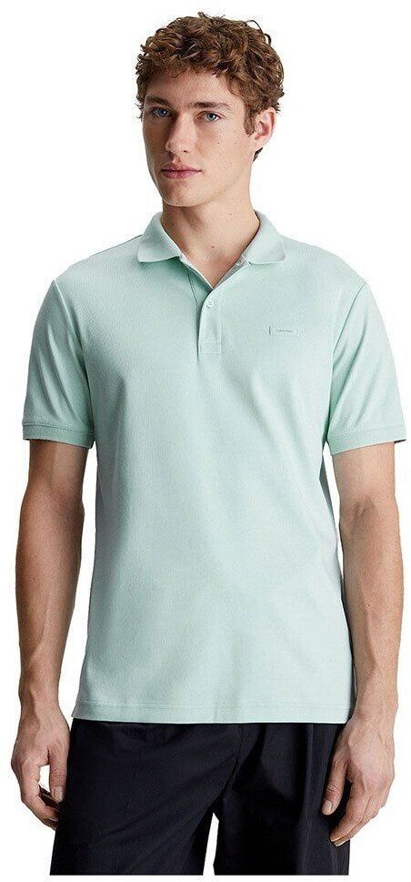Calvin Klein Smooth Cotton Slim Short Sleeve Polo green (K10K111657-0YD)