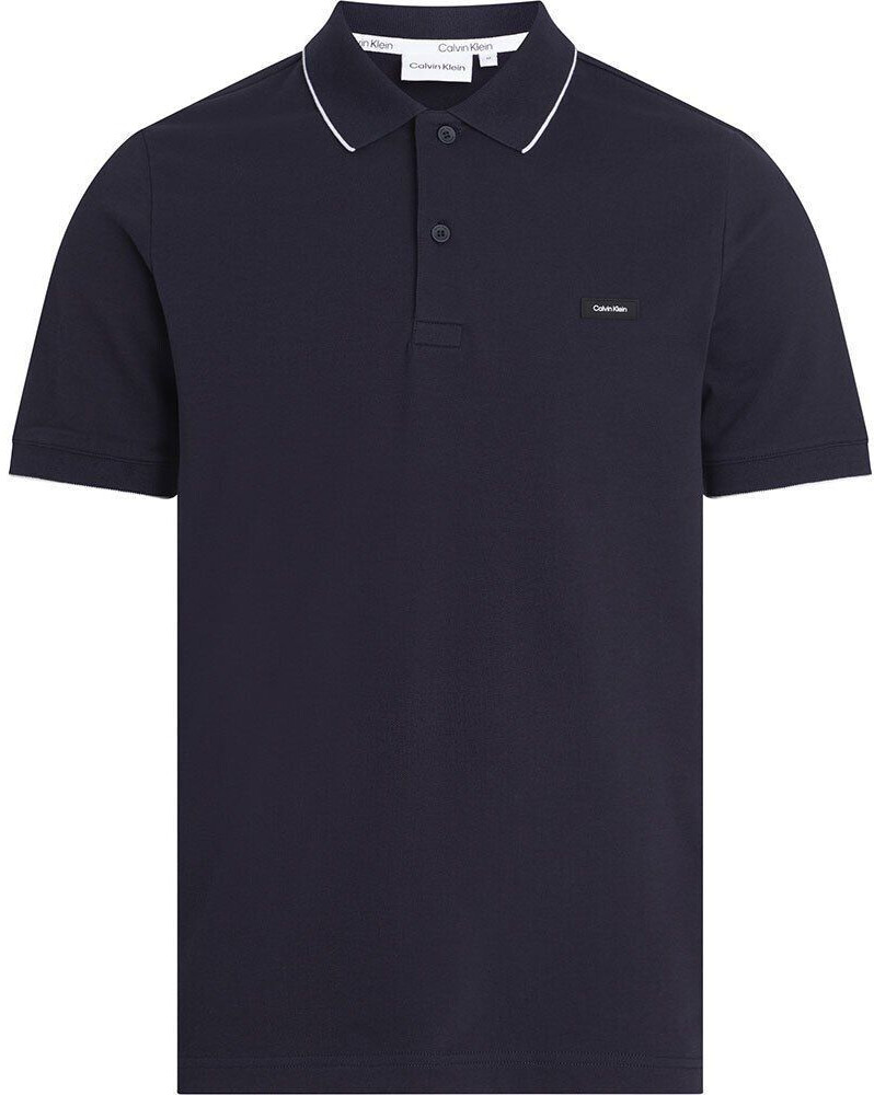 Calvin Klein Stretch Pique Tipping Short Sleeve Polo blue (K10K112751-CHW)