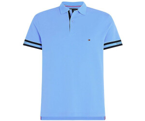 Tommy Hilfiger Monotype Logo Cuff Slim Fit Polo (MW0MW34737) blue 
