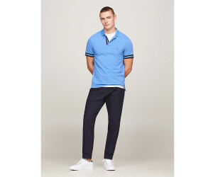 Tommy Hilfiger Monotype Logo Cuff Slim Fit Polo (MW0MW34737) blue 