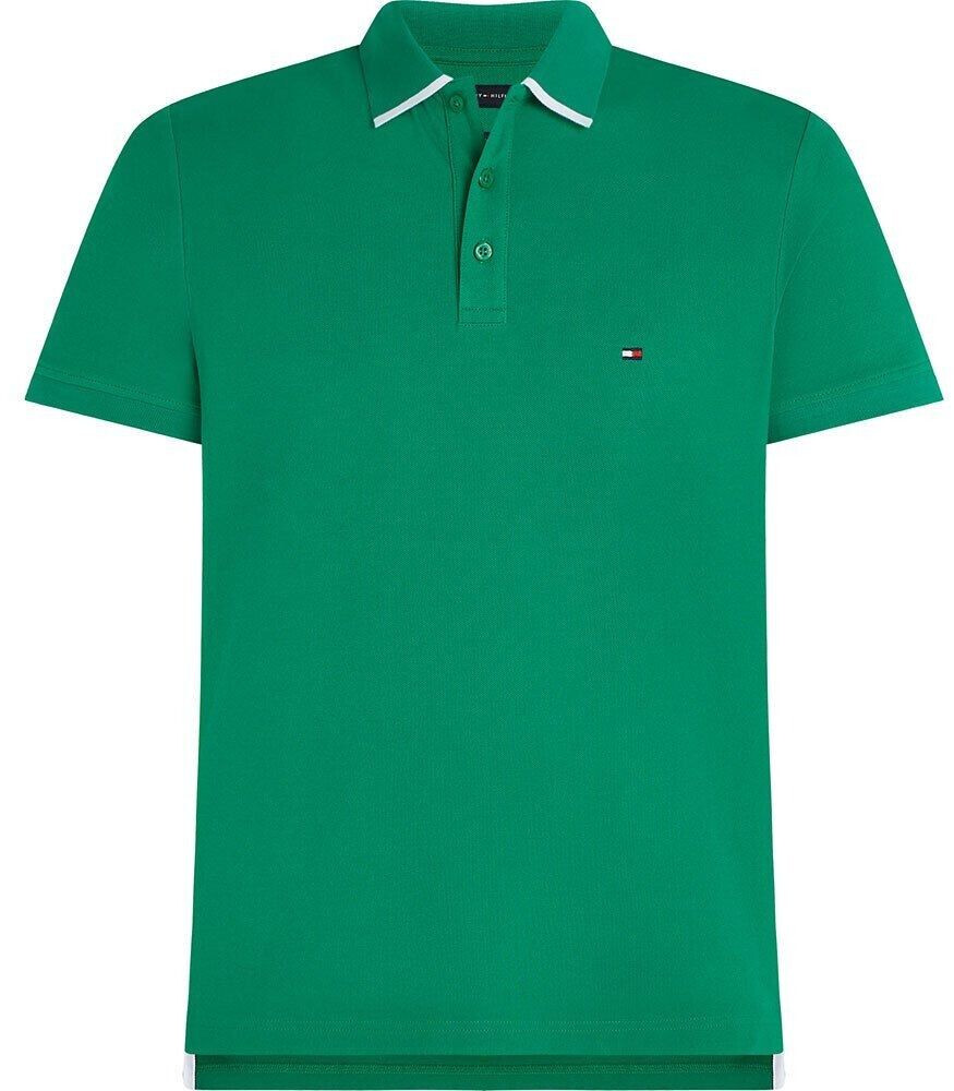 Tommy Hilfiger Monotype Undercollar Reg Short Sleeve Polo green (MW0MW34754-L4B)