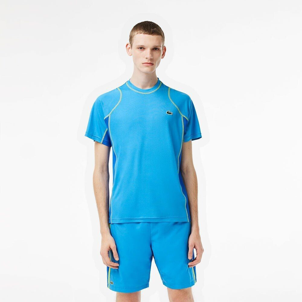 Lacoste Th5198-00 Short Sleeve T-Shirt blue X (TH5198-CDD-2)