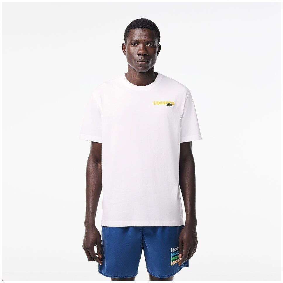 Lacoste Short Sleeve T Shirt white TH7544 001 ab 46 99 Preisvergleich bei idealo