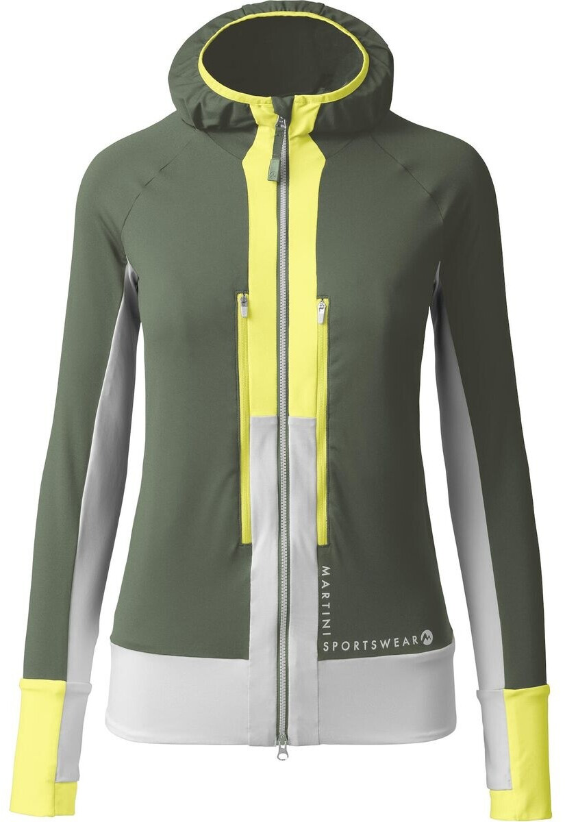 Martini Sportswear Cheer W Jacket mosstone/white/lemon