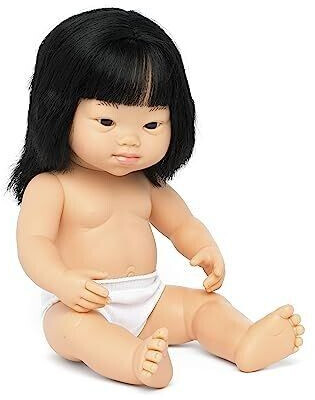 Miniland Poupon fille asiatique avec syndrome de Down 38 cm