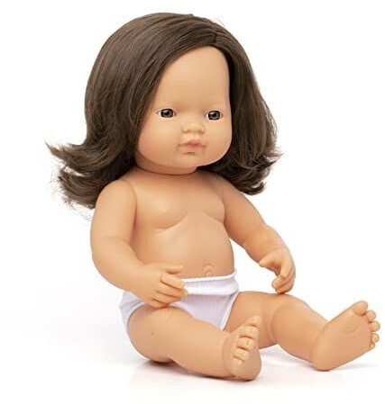 Miniland Poupon fille brune 38 cm