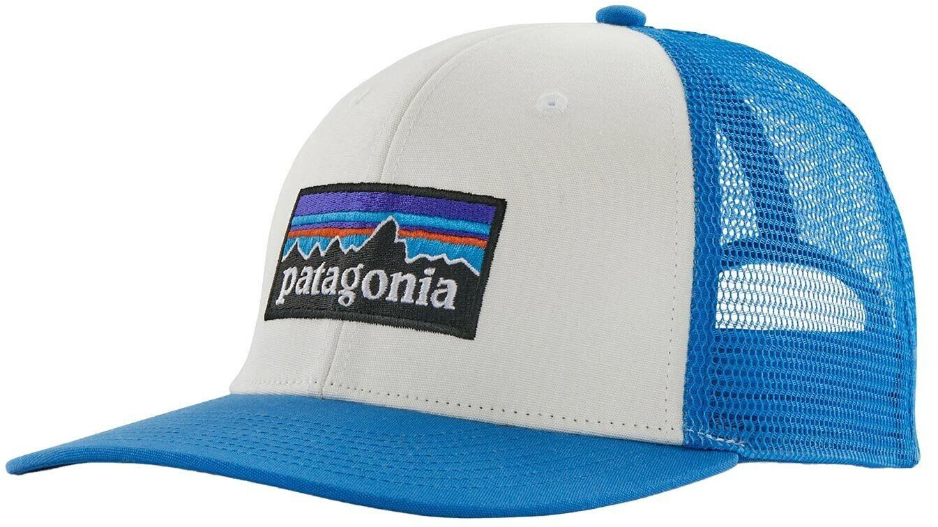 Patagonia P 6 Logo Trucker Hat 38289 white vessel blue ab 39 95 Preisvergleich bei idealo