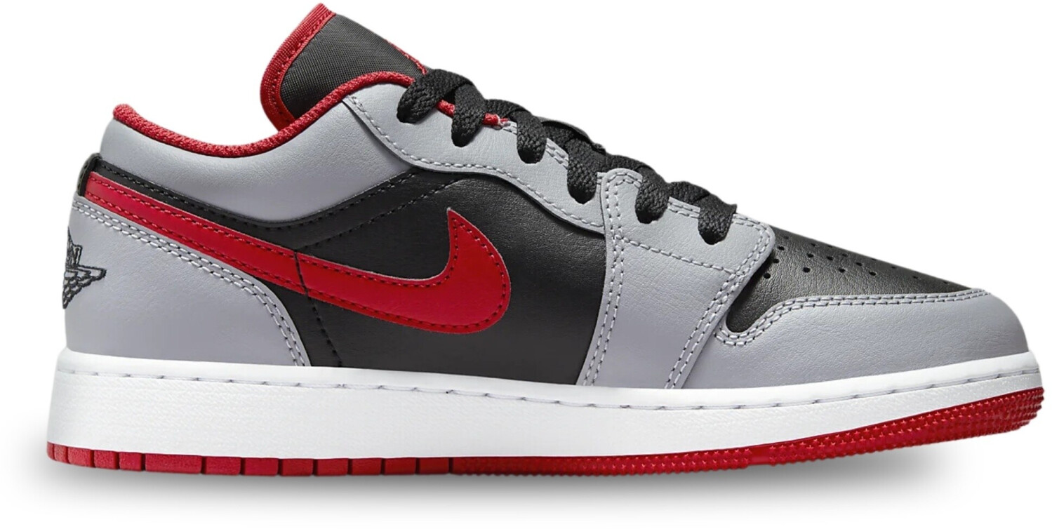 Black red and grey jordans deals