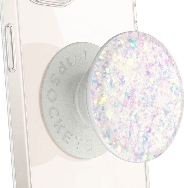 PopSockets Grip & Stand Basic Iridescent Confetti White, Bild 4
