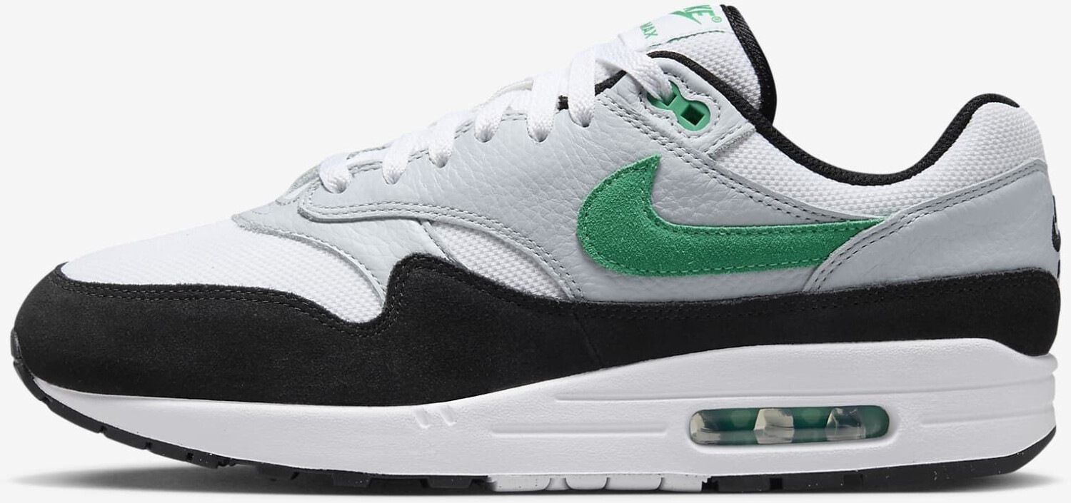 Buy Nike Air Max 1 white pure platinum black stadium green from 95.00 Today Best Deals on idealo