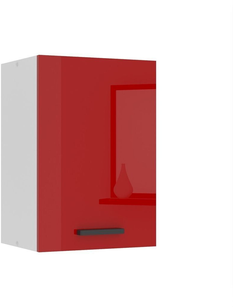 Belini Wall cabinet kitchen SG. Width 40 cm. Upper cabinet with 1 door red high gloss