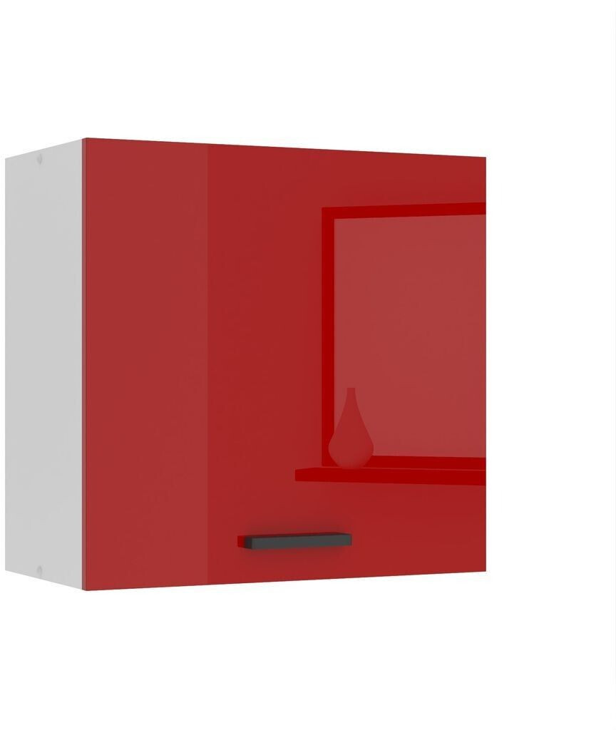 Belini Wall cabinet kitchen SG. Width 60 cm. Upper cabinet with 1 door red high gloss