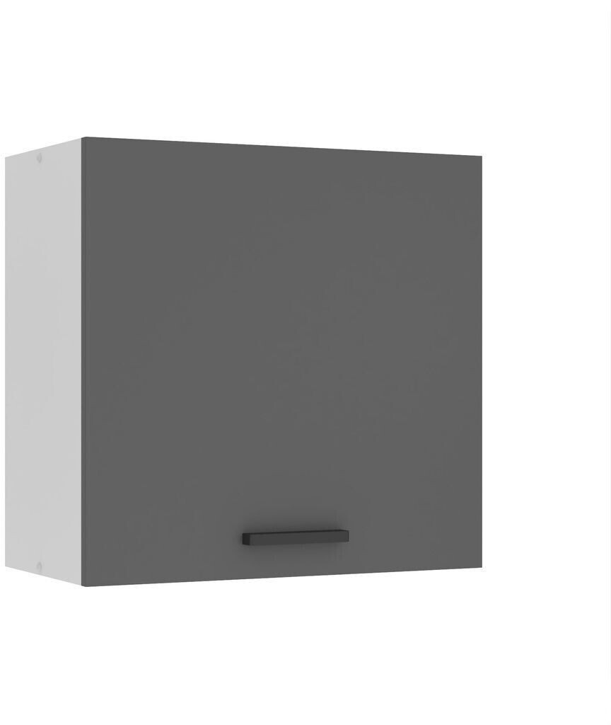 Belini Wall cabinet kitchen SG. Width 60 cm. Upper cabinet with 1 door matt silver