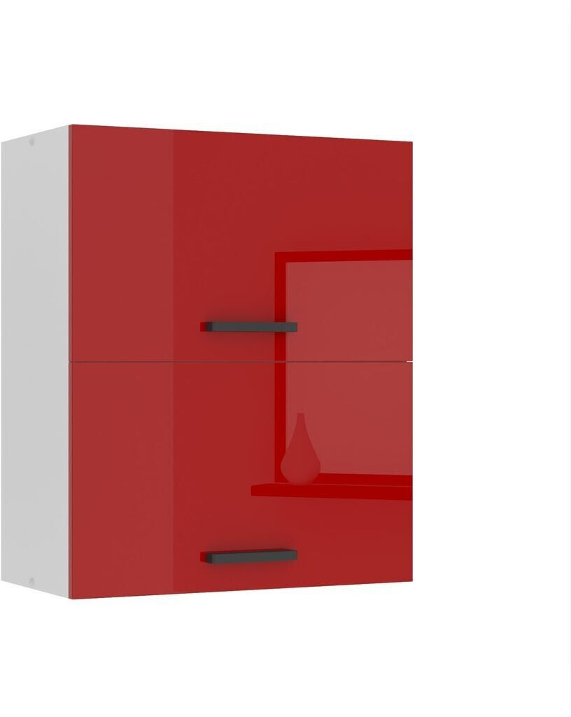Belini Wall cabinet kitchen SGP2. Width 60 cm. Upper cabinet with 2 doors red high gloss