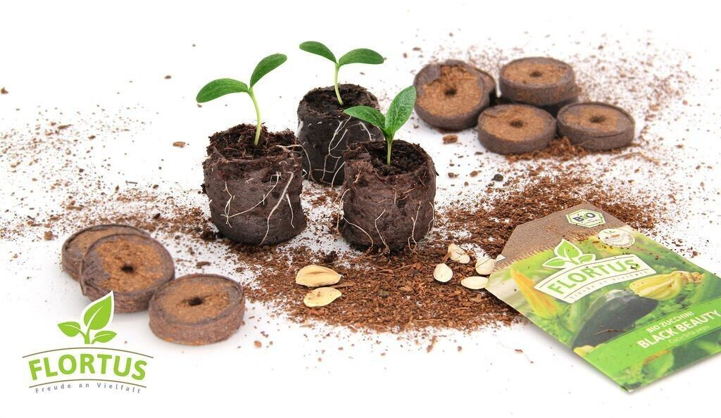 FLORTUS FLORTUS Kokos Quelltabletten mit NPK Dünger 36 Stk. (36 mm) - alternate view
