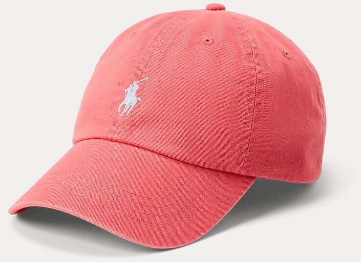 Casquette ralph lauren rose pale 2025