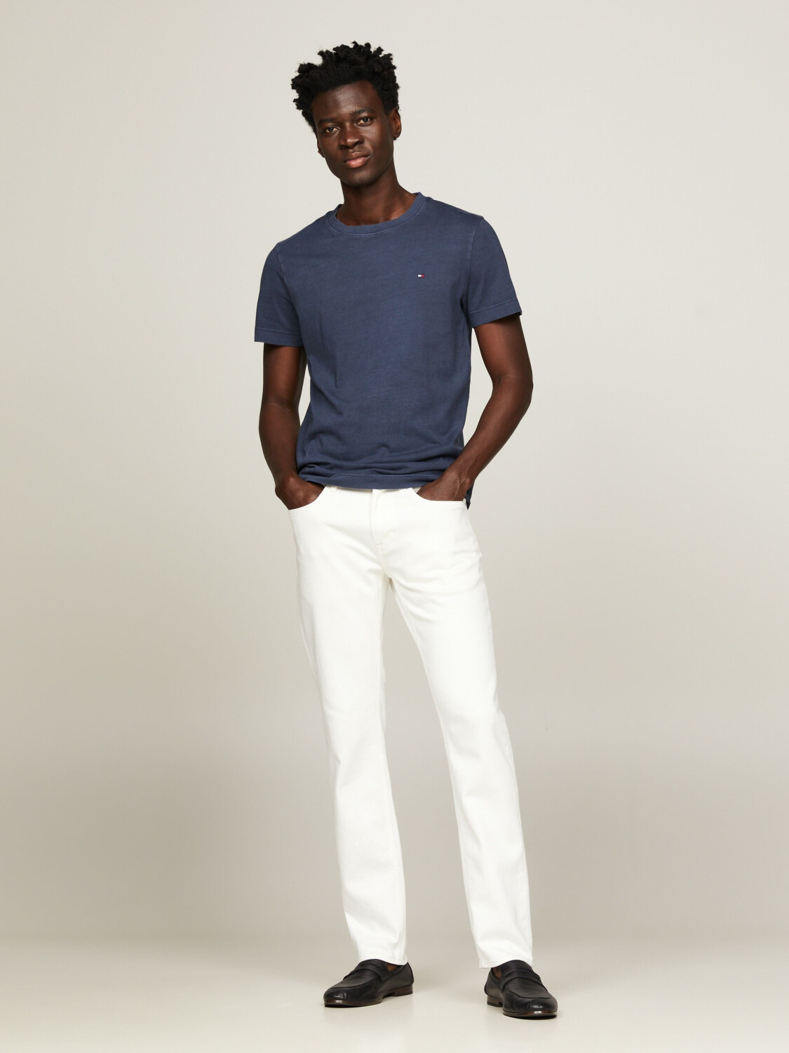 Tommy Hilfiger Garment Dyed Slim Fit T-Shirt (MW0MW36668) desert 