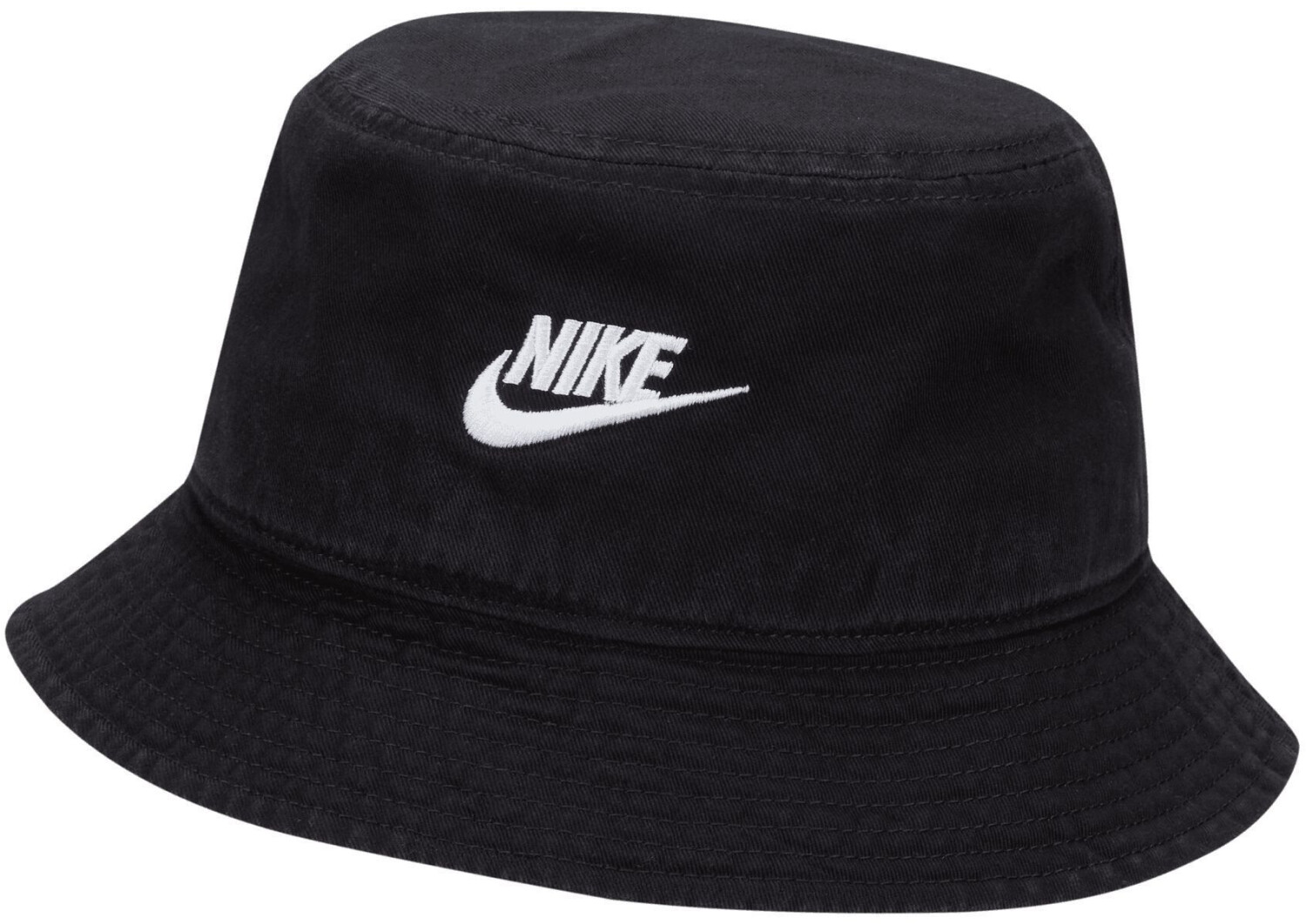 Nike Apex Futura Bucket Hat in washed look black / white