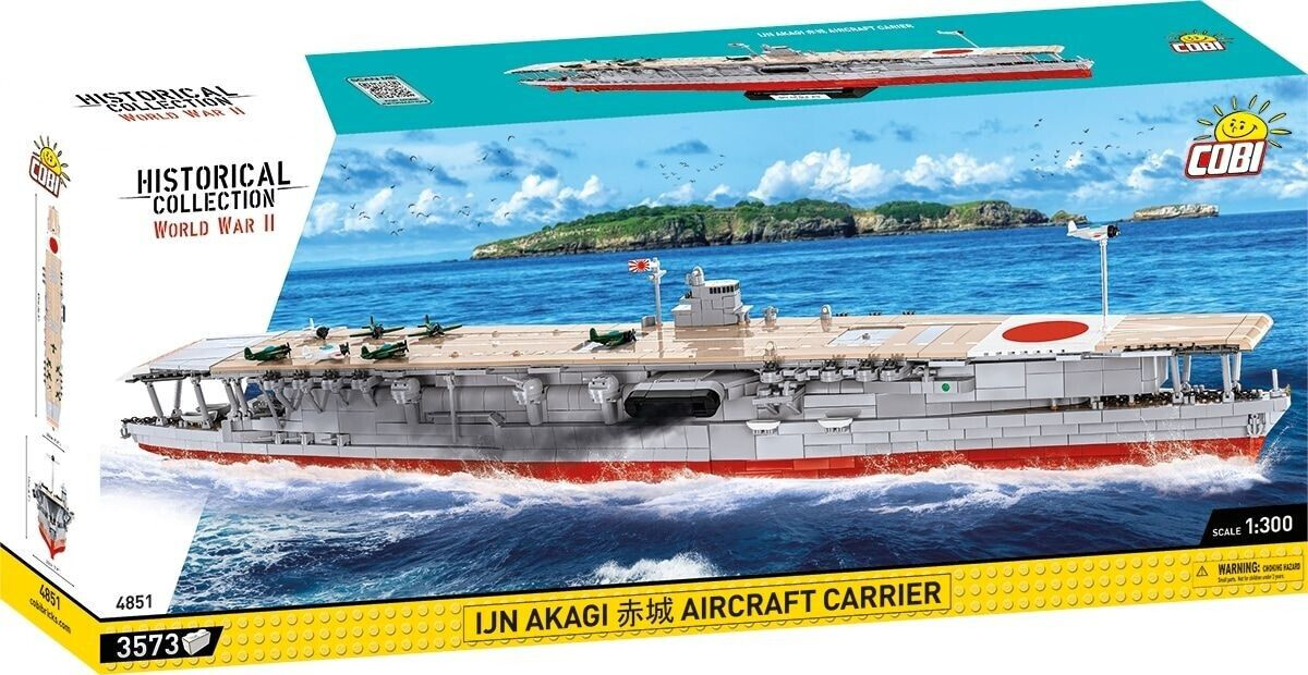 Cobi IJN Akagi 1927-1942 Aircraft Carrier (4851)