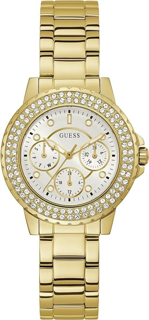 Photos - Wrist Watch GUESS Crown Jewel  Gold (GW0410L2)