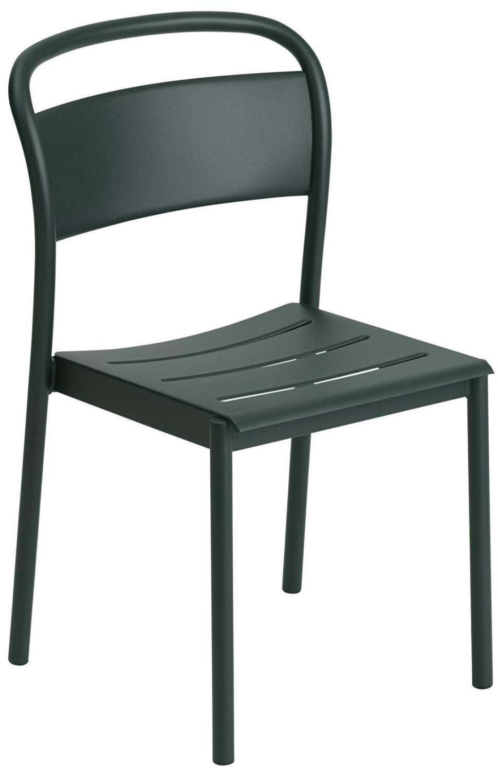 Muuto Linear Steel Side Chair garden chair dark green (30982)