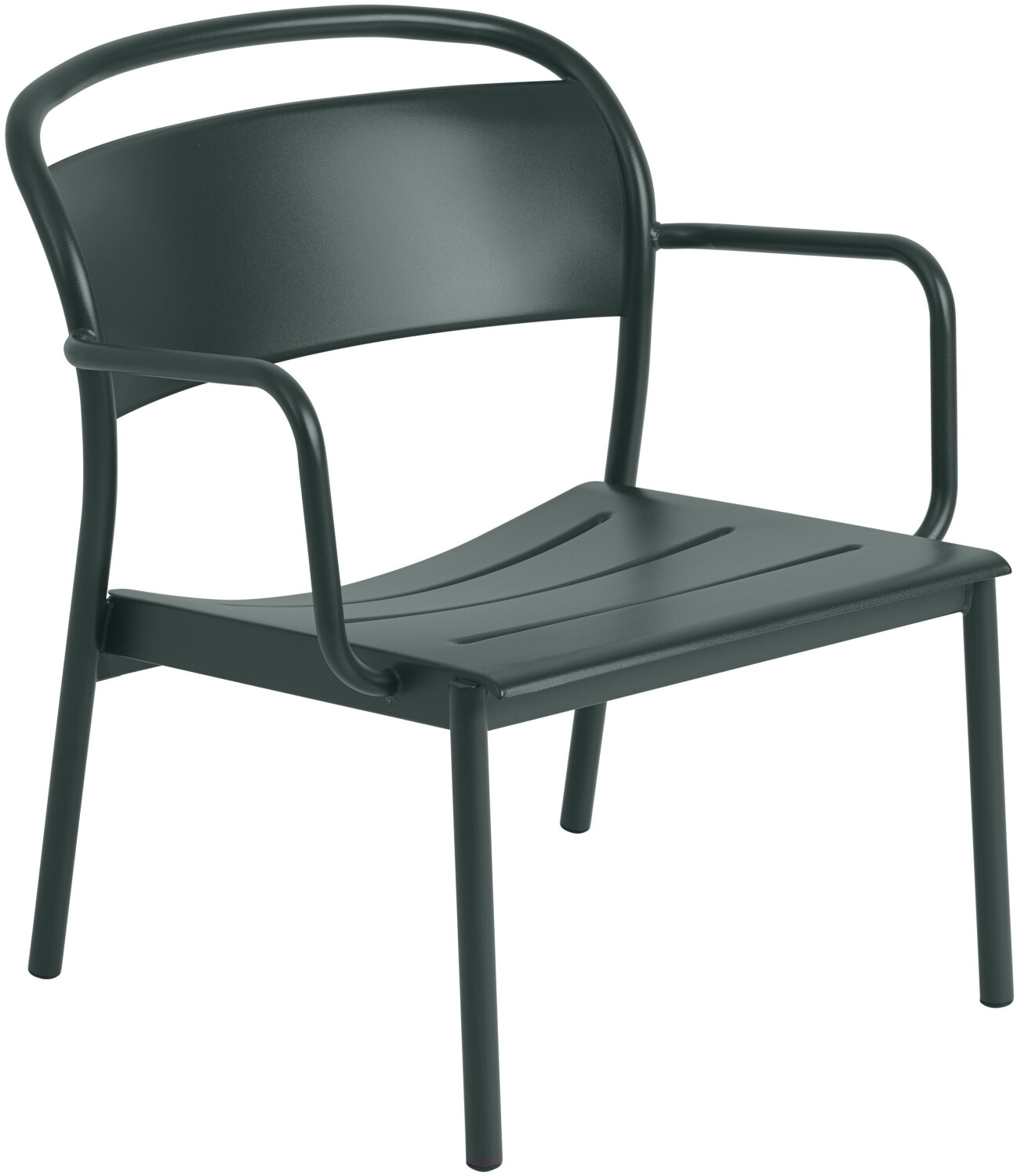 Muuto Linear Steel outdoor chair dark green (31314)