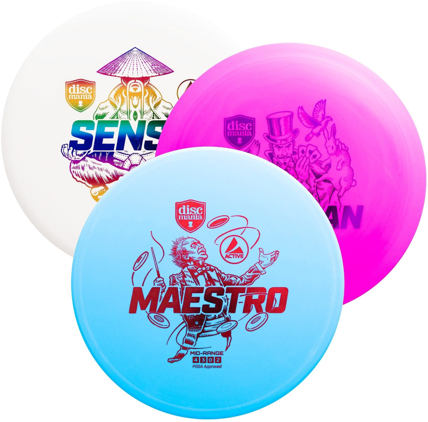 discmania Aktive 3 Disc Box Set Discgolf (683022607)