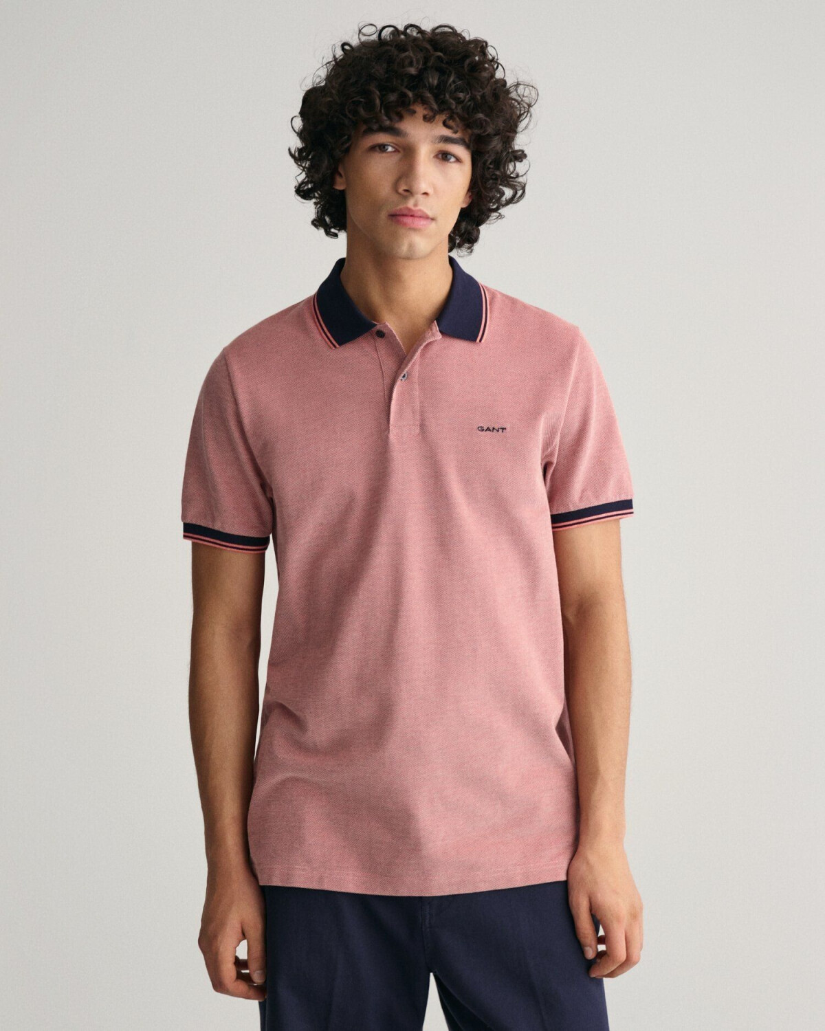 GANT Oxford piqué polo shirt (2057029) sunset pink