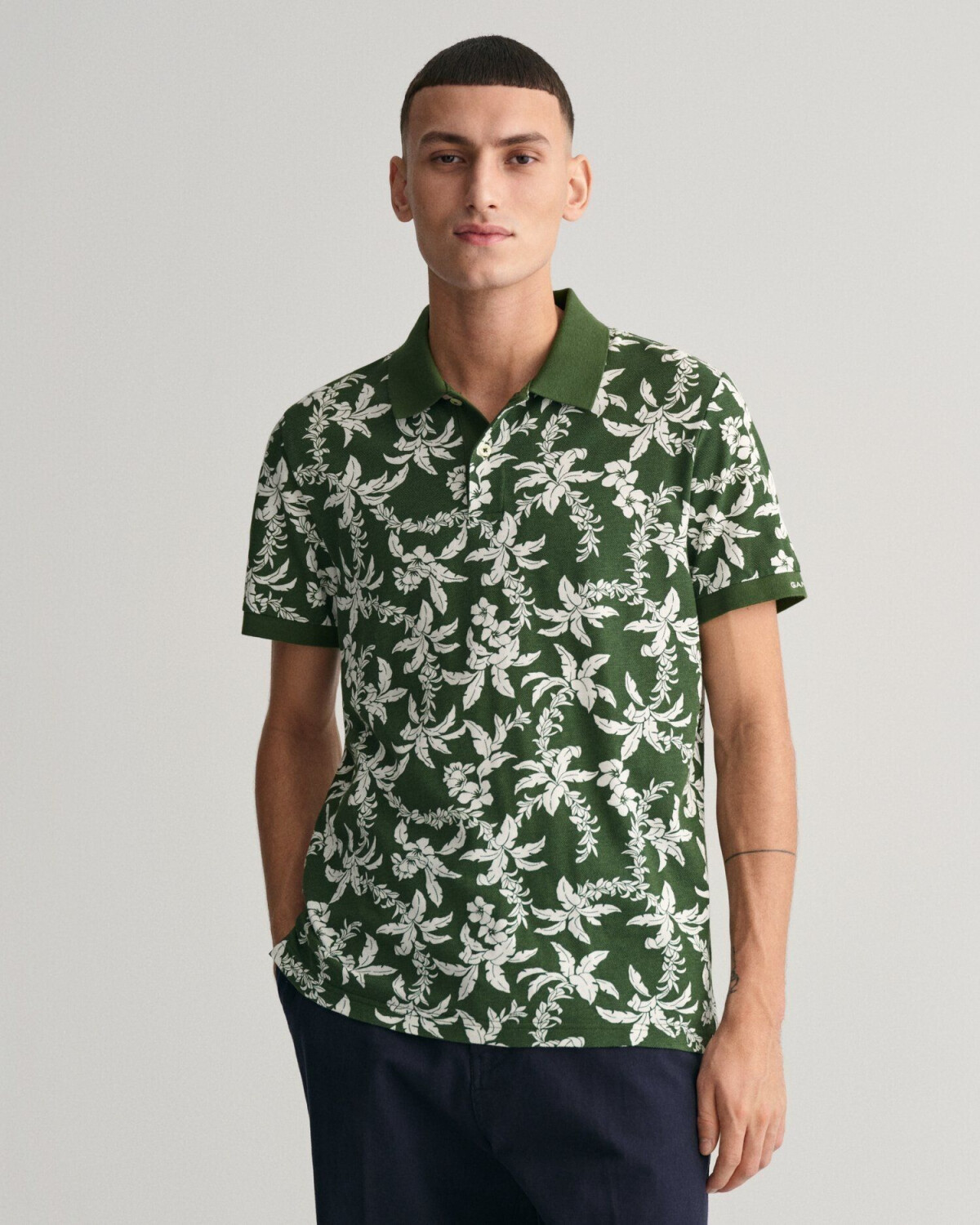 GANT Palm Lei Print Piqué Poloshirt (2062038)
