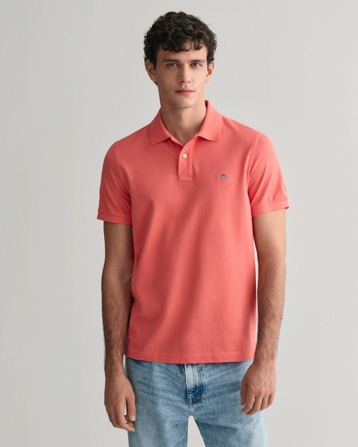 GANT Regular Fit Shield Piqué Poloshirt (2210) sunset pink