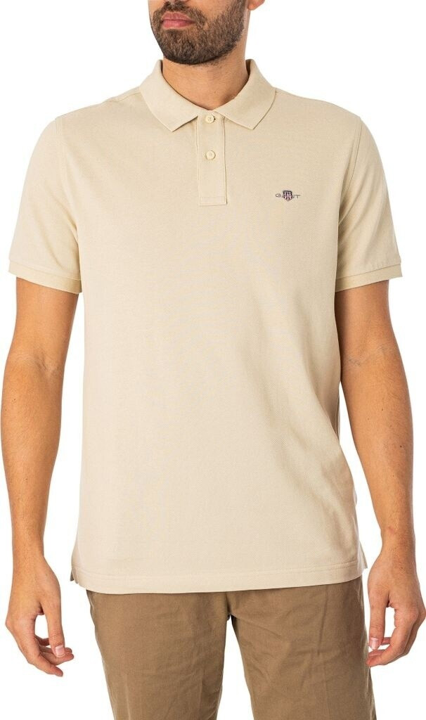 GANT Regular Fit Shield Piqué Poloshirt (2210) silky beige