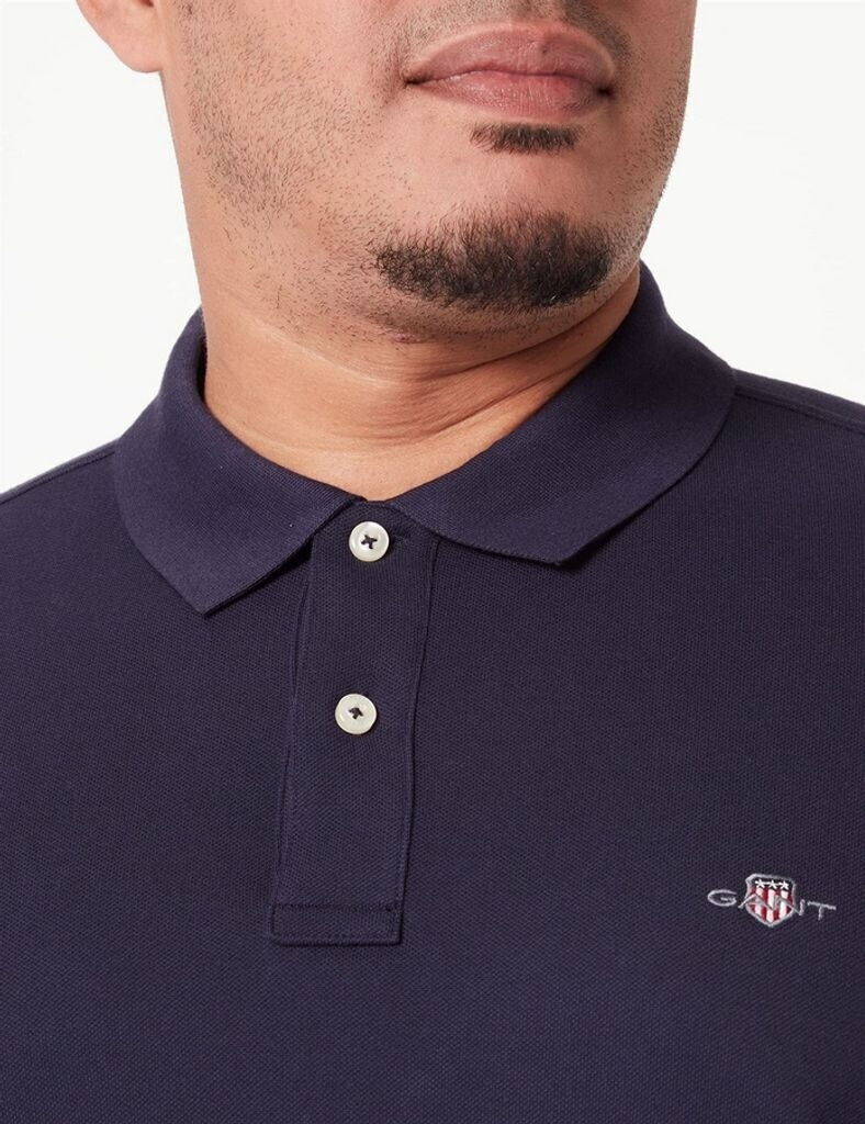 GANT Regular Fit Shield Piqué Poloshirt (2210) evening blue