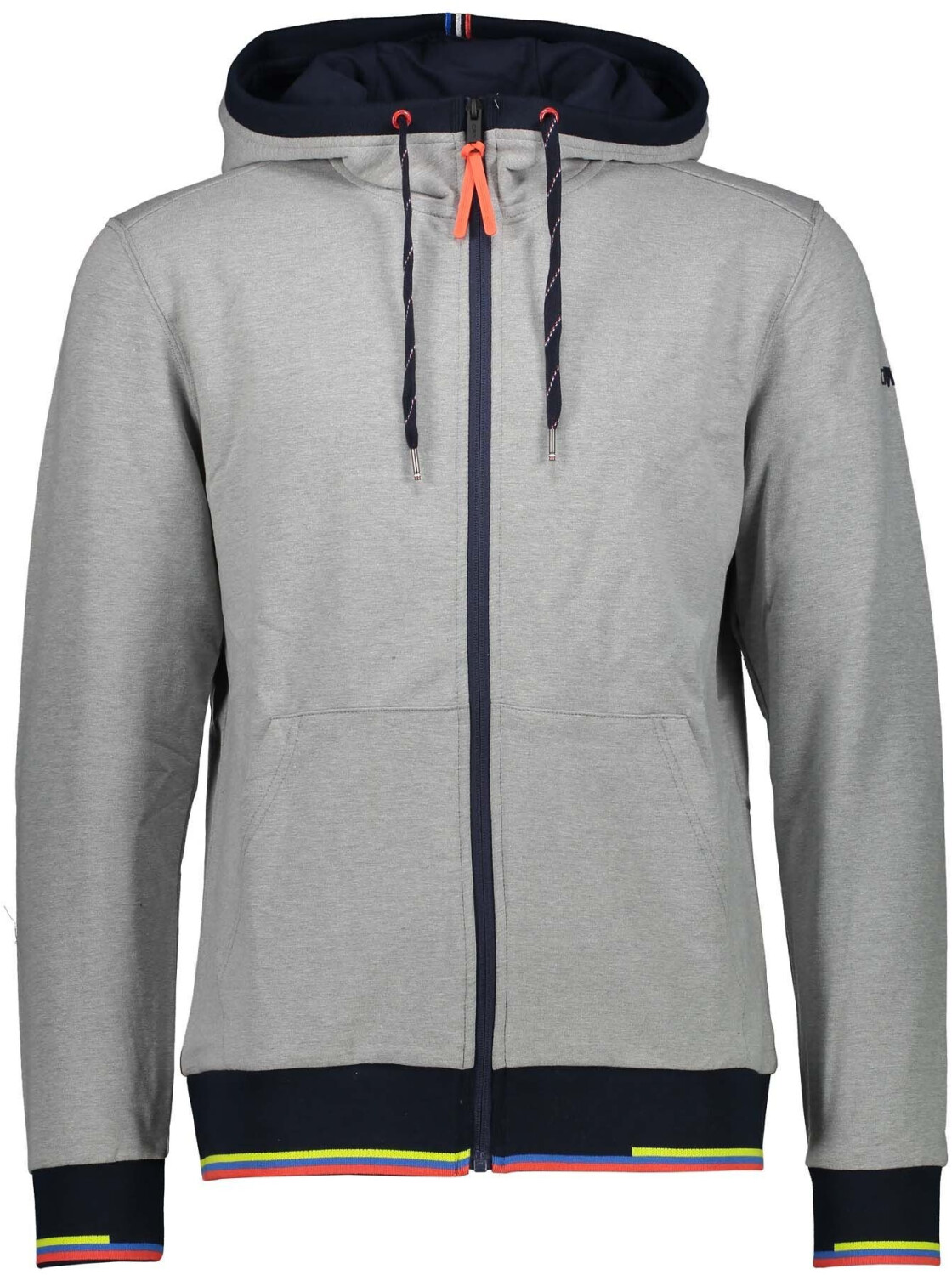 CMP Man Jacket Fix Hood (30D8487) grigio melange