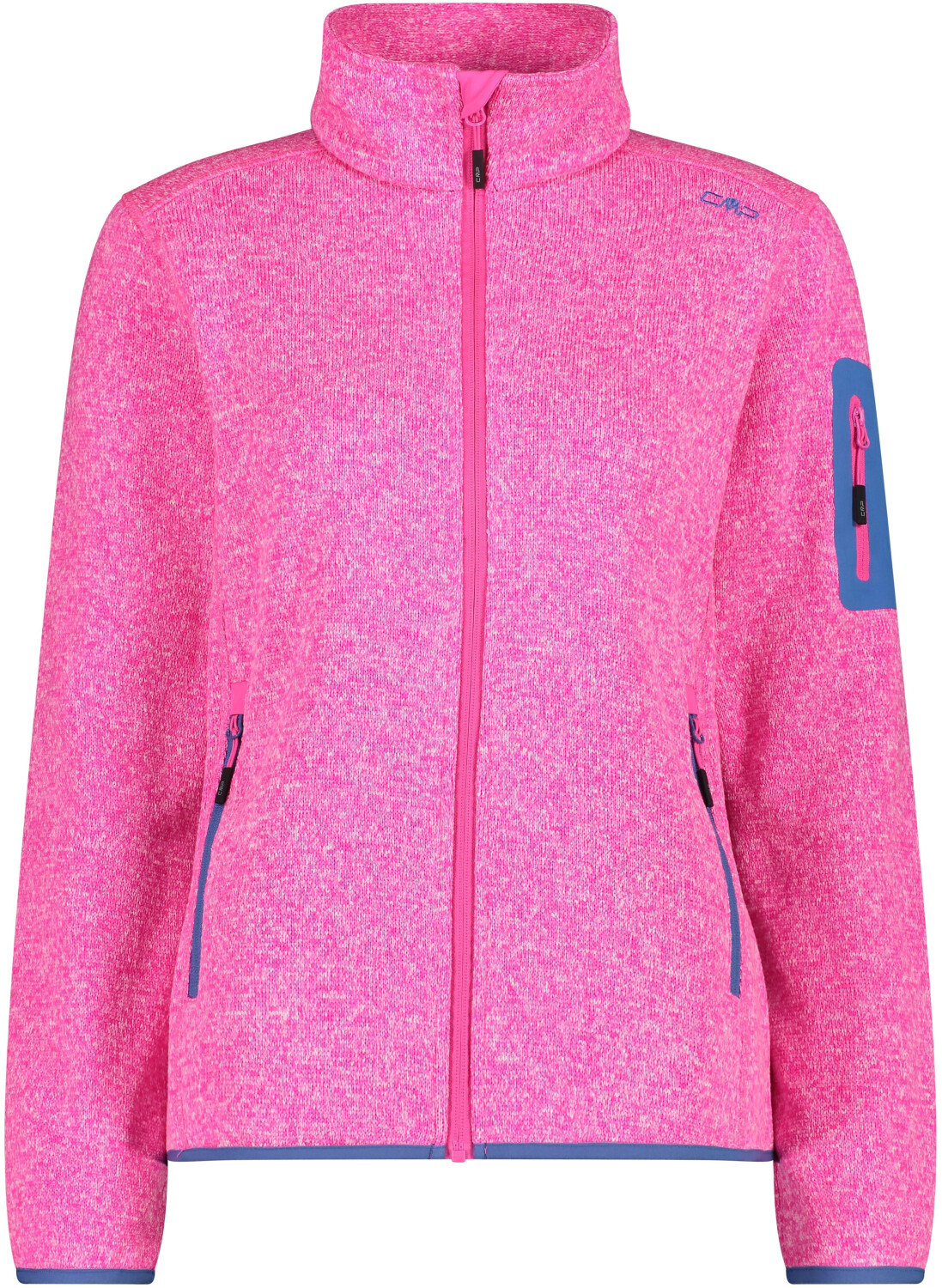 CMP Fleece Jacket Knit/Tech Melange (3H14746) fuxia/provenza