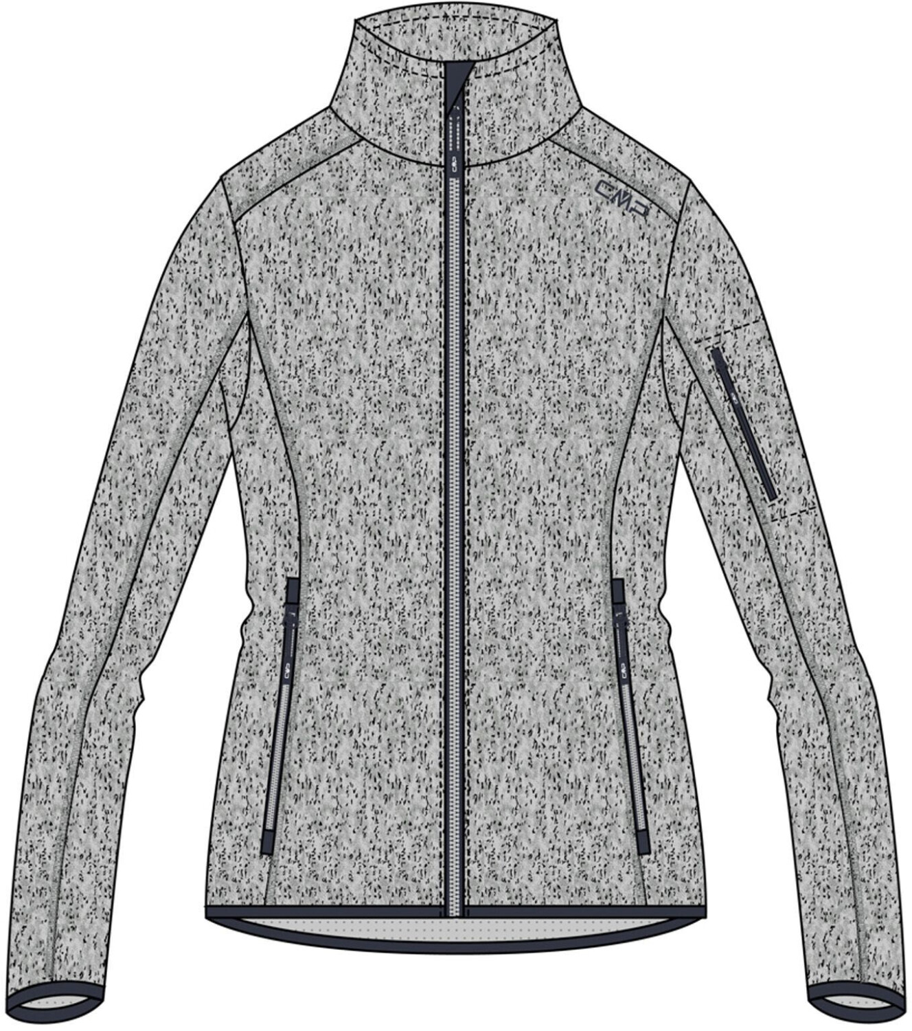 CMP Woman Jacket (30H5866) glacier/cemento3