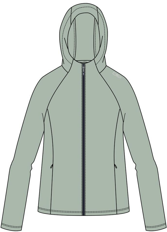 CMP Woman Jacket Fix Hood (32C8386) jade