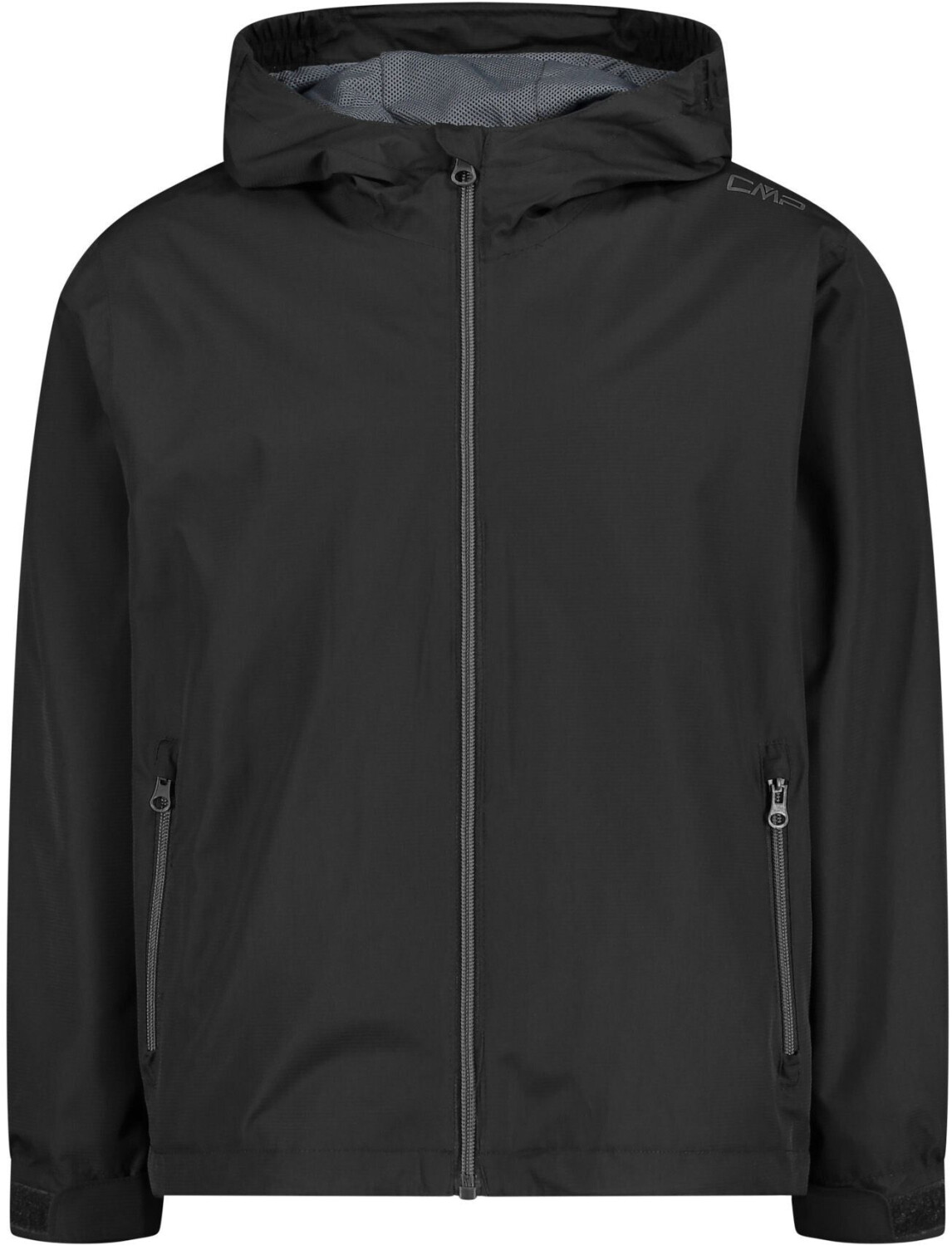 CMP Boy Rain Jacket Fix Hood Youth (39X7984) nero
