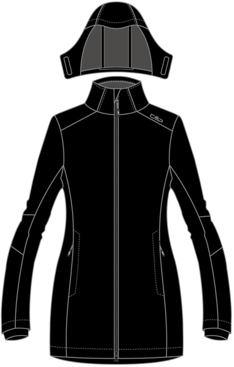 CMP Woman Parka Zip Hood (34A5046) nero