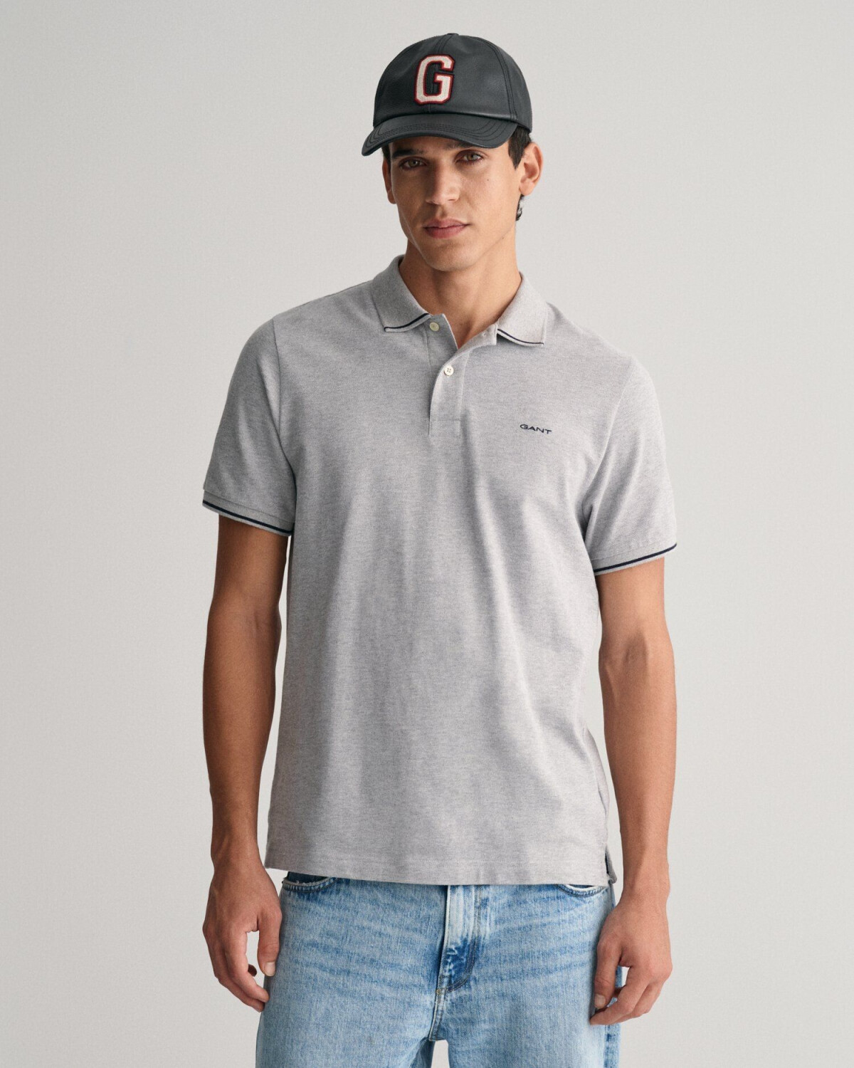 GANT Piqué Poloshirt (2062034) grey melange