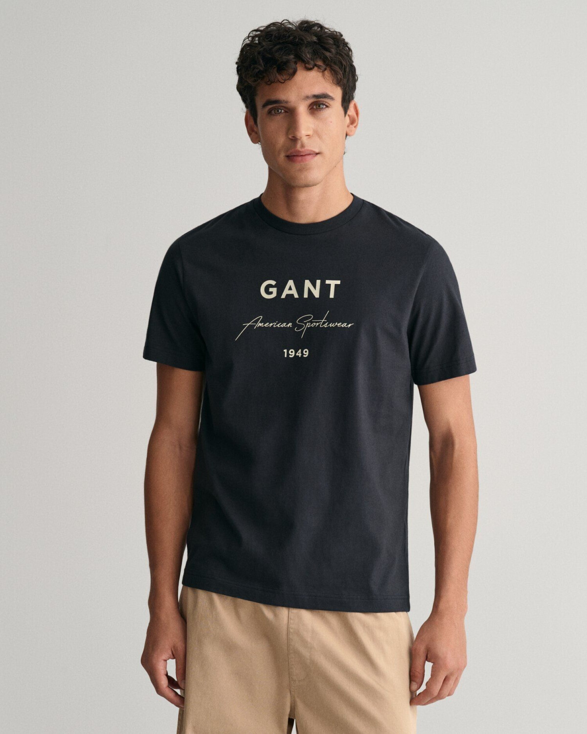 GANT Script Graphic T-Shirt (2013070) black