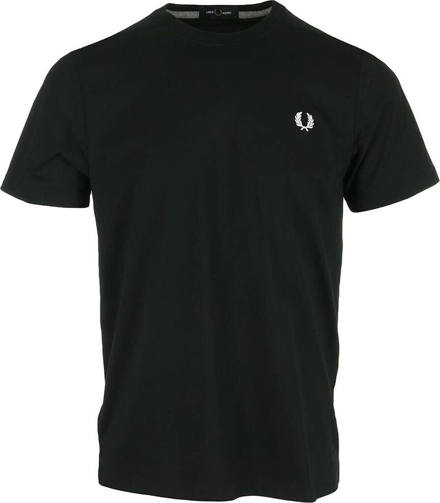 T-shirt Homme Fred Perry Noir Colorblock – Taille S, Coton, Manches Courtes, Très Bon état