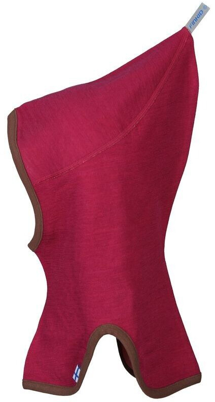 Finkid Wool beanie Luola beet red/cocoa
