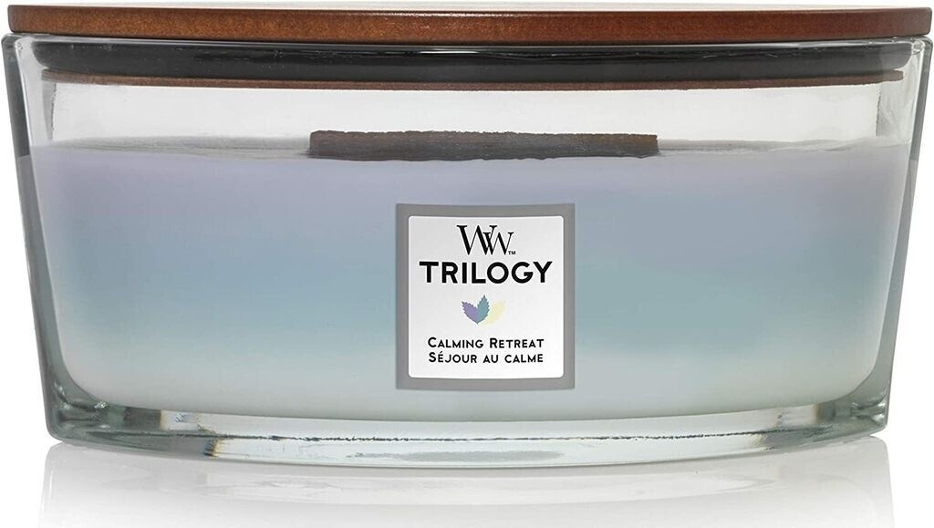 WoodWick Trilogy Calming Retreat Ellipse 454g