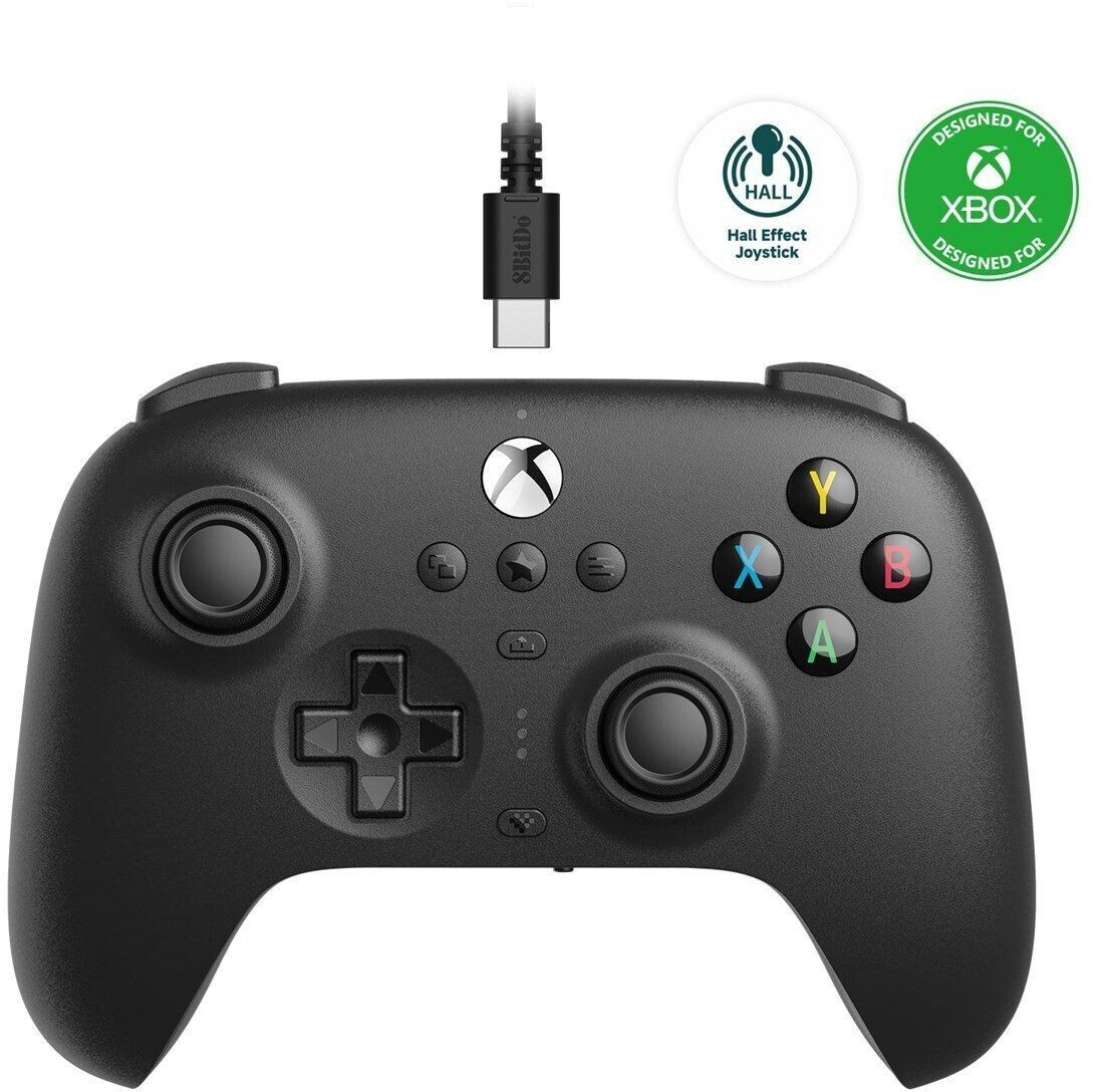 8bitdo Ultimate Wired Controller for Xbox with Hall Effect Joystick Black