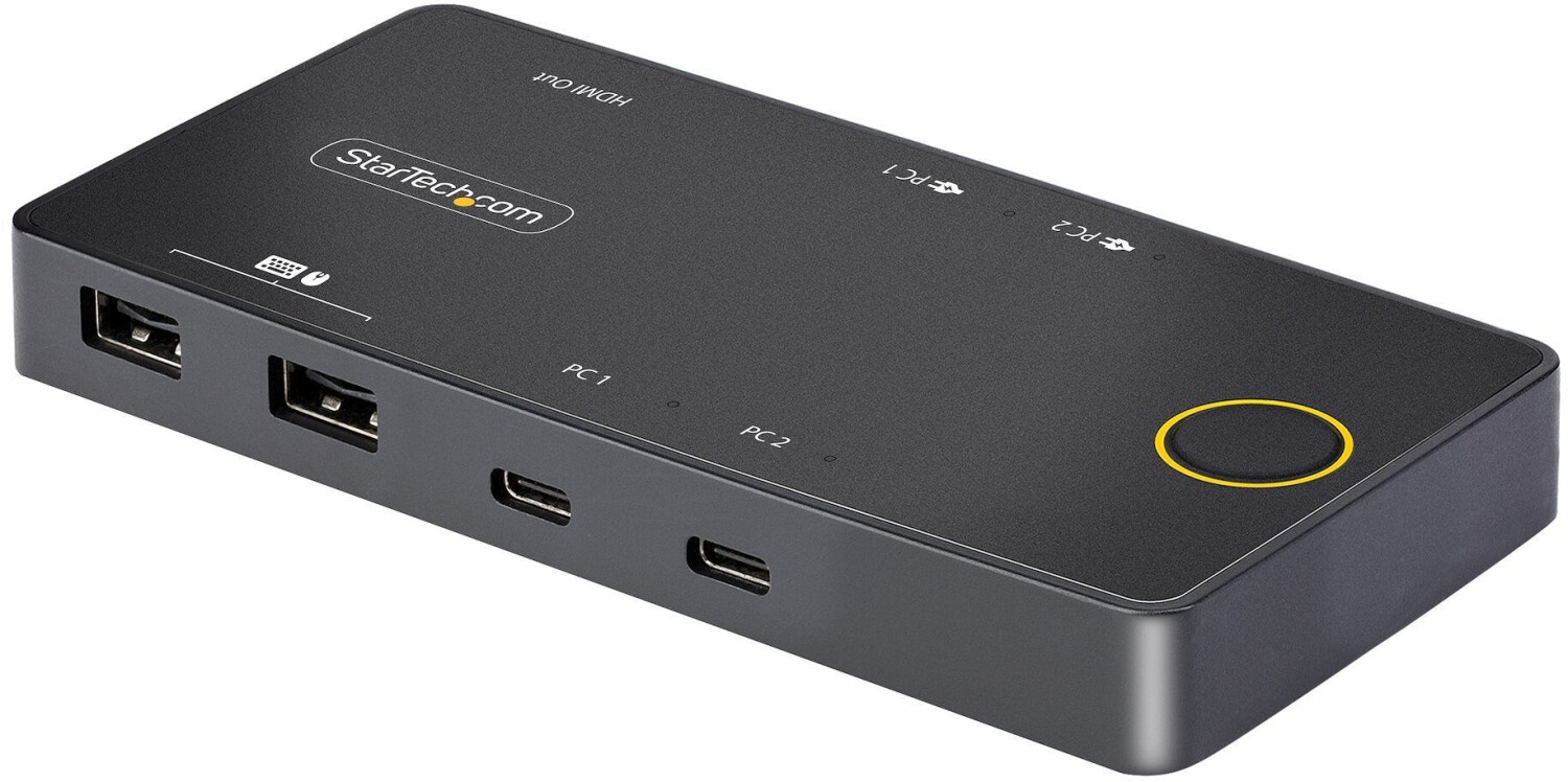 StarTech 2-Port USB-C KVM-Switch (C2-H46-UC2-PD-KVM)