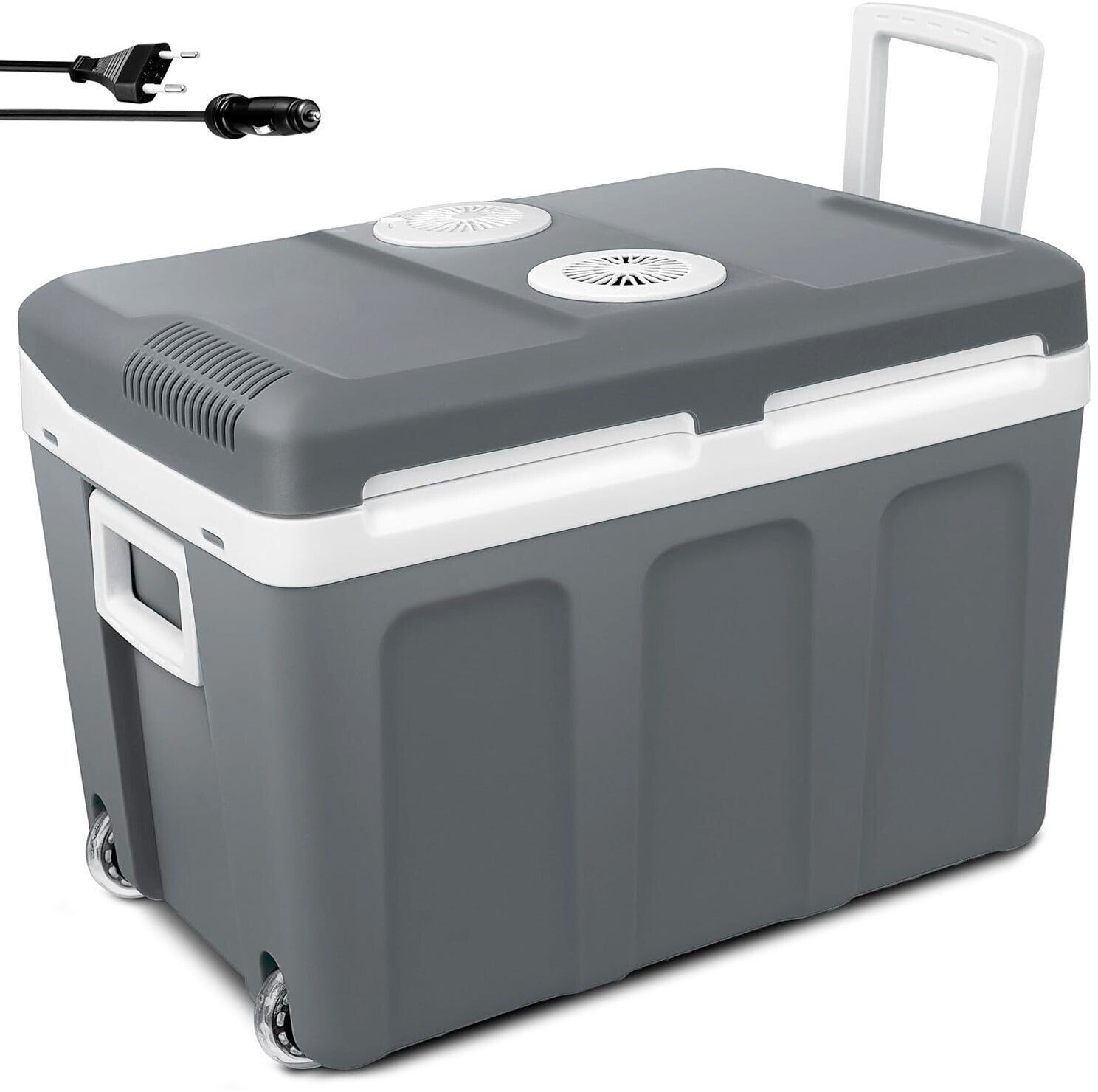 Briebe Glacière électrique voiture et camping gris 40 L