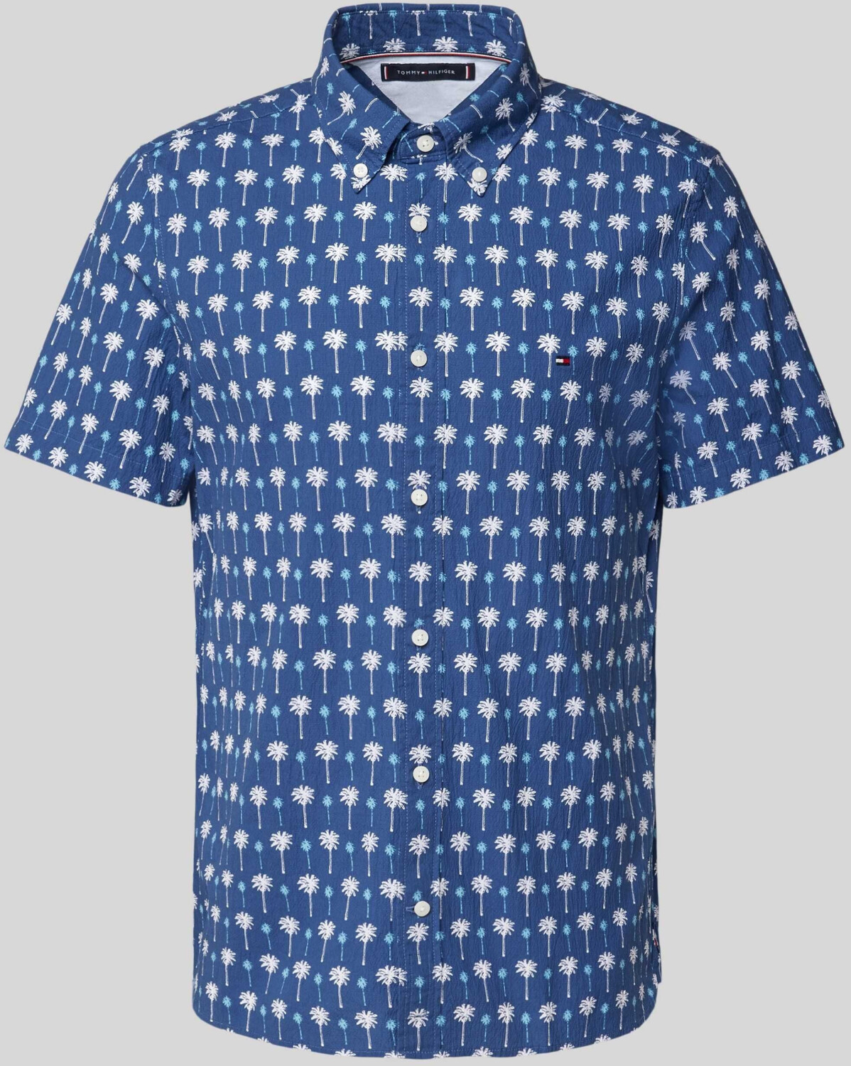 Tommy Hilfiger Slim Fit Casual Shirt with All-Over Pattern (MW0MW34582)
