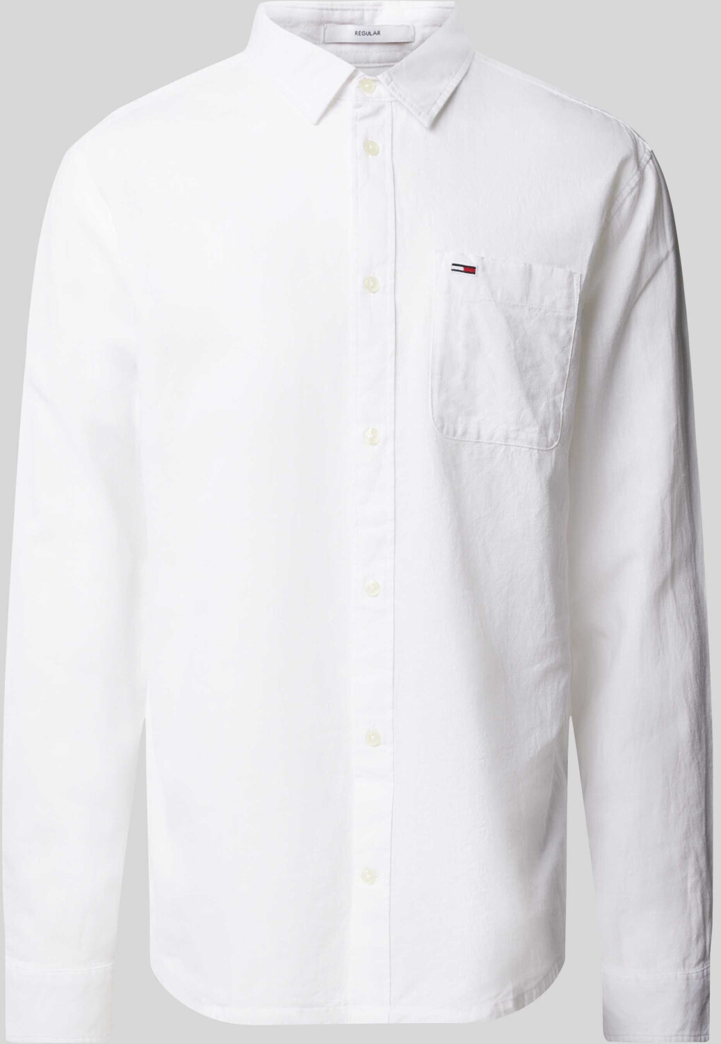 Tommy Hilfiger Regular Fit Casual Shirt with Kent Collar (DM0DM18962) white