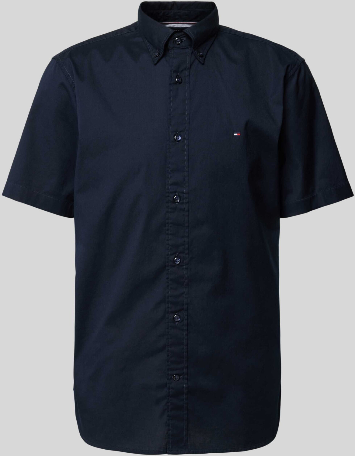 Tommy Hilfiger Regular Fit Casual Shirt with Button-Down Collar (MW0MW33809) marine